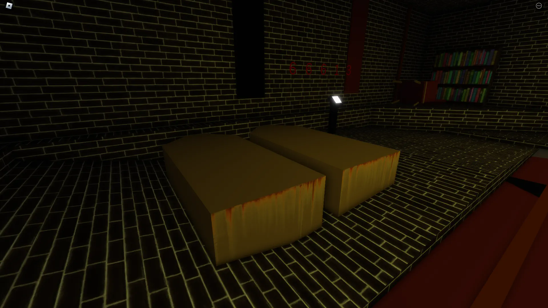 Coffins in the Fear and Greed room are yellow