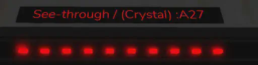 See-Through Crystal A27 deactivated