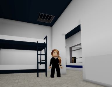 Police Cell Room to jump into vent
