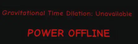 Quantum Room Message: Gravitational Time Dilation: Unavailable