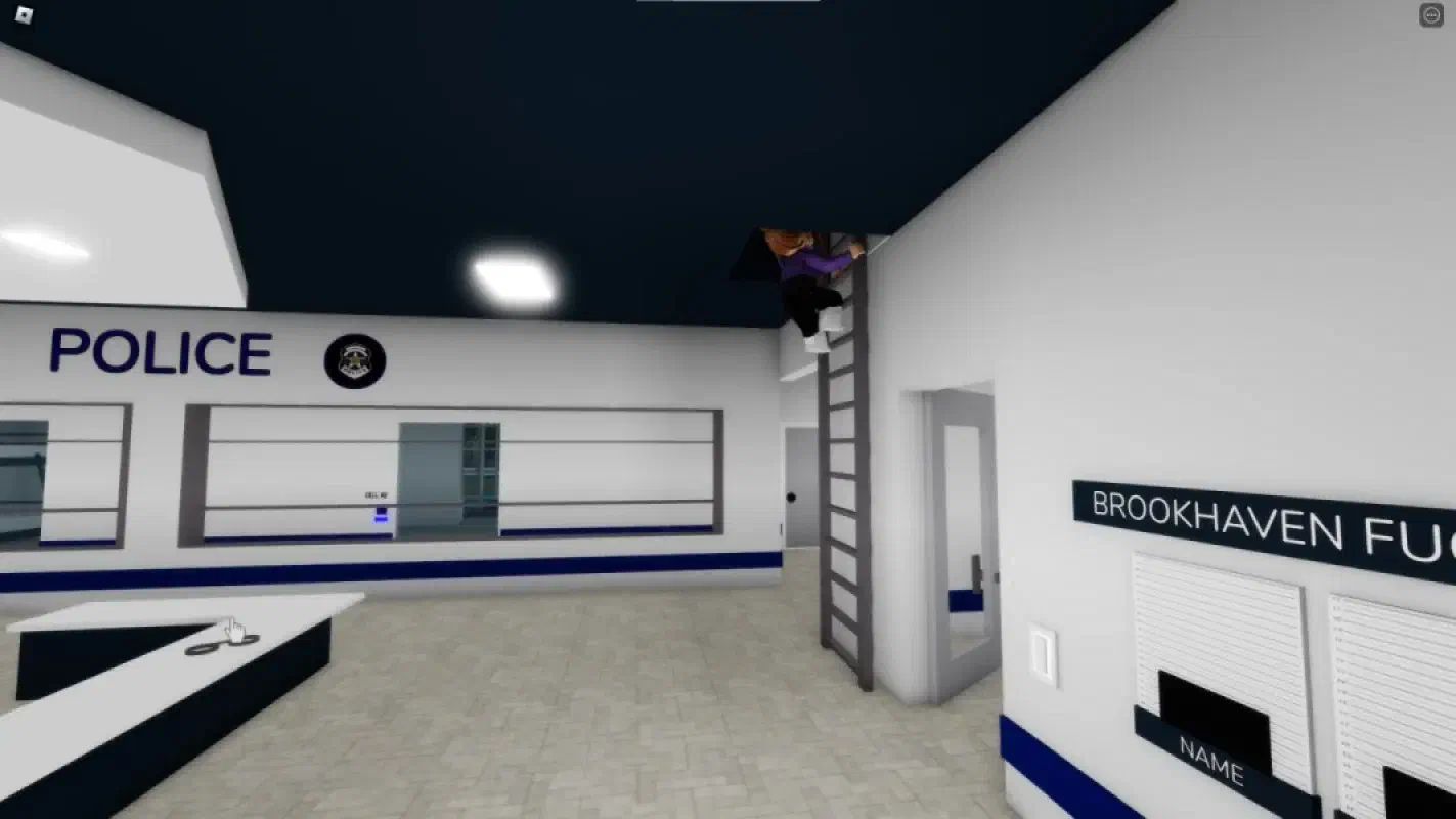 Old Police Station Movie Reel Ladder to reel location