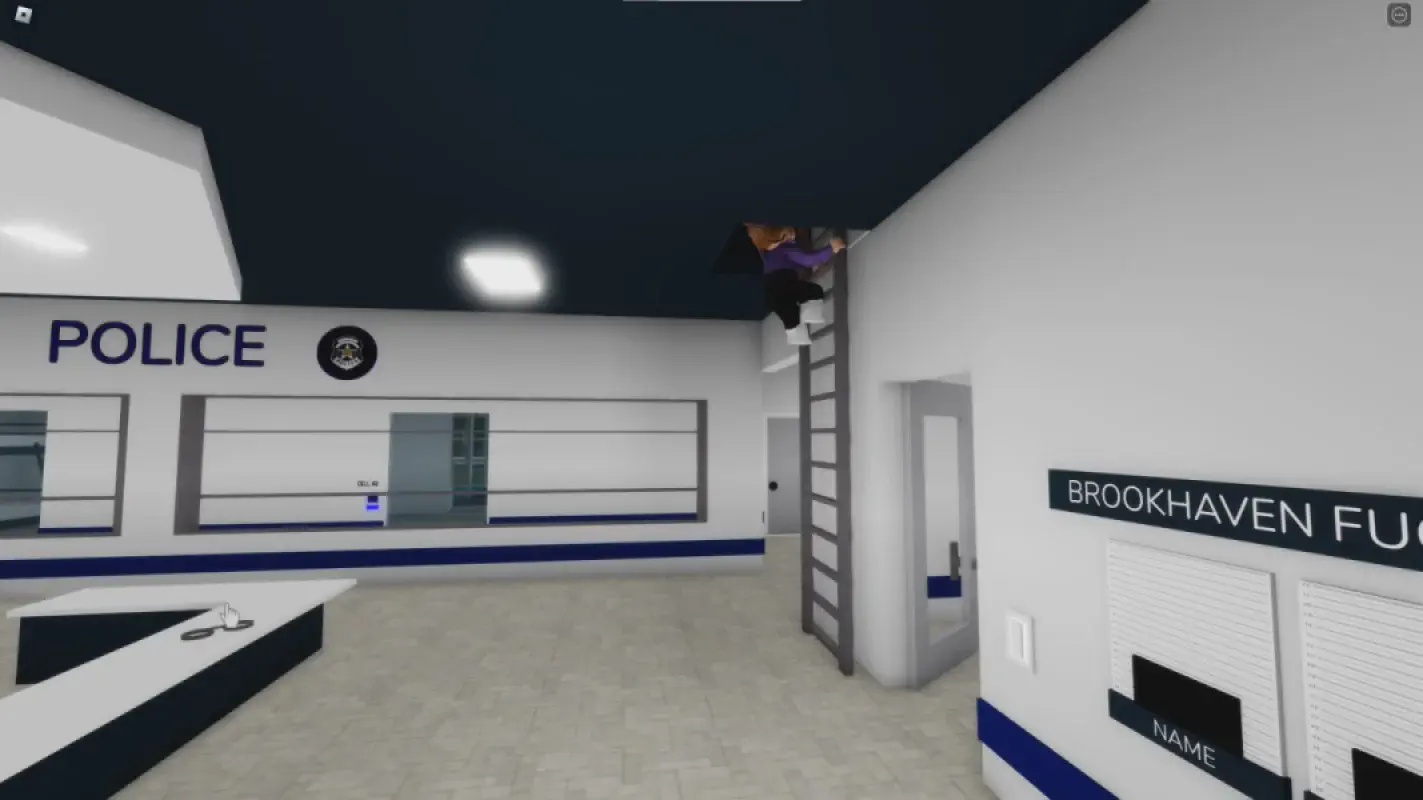 Old Police Station Movie Reel Ladder to reel location