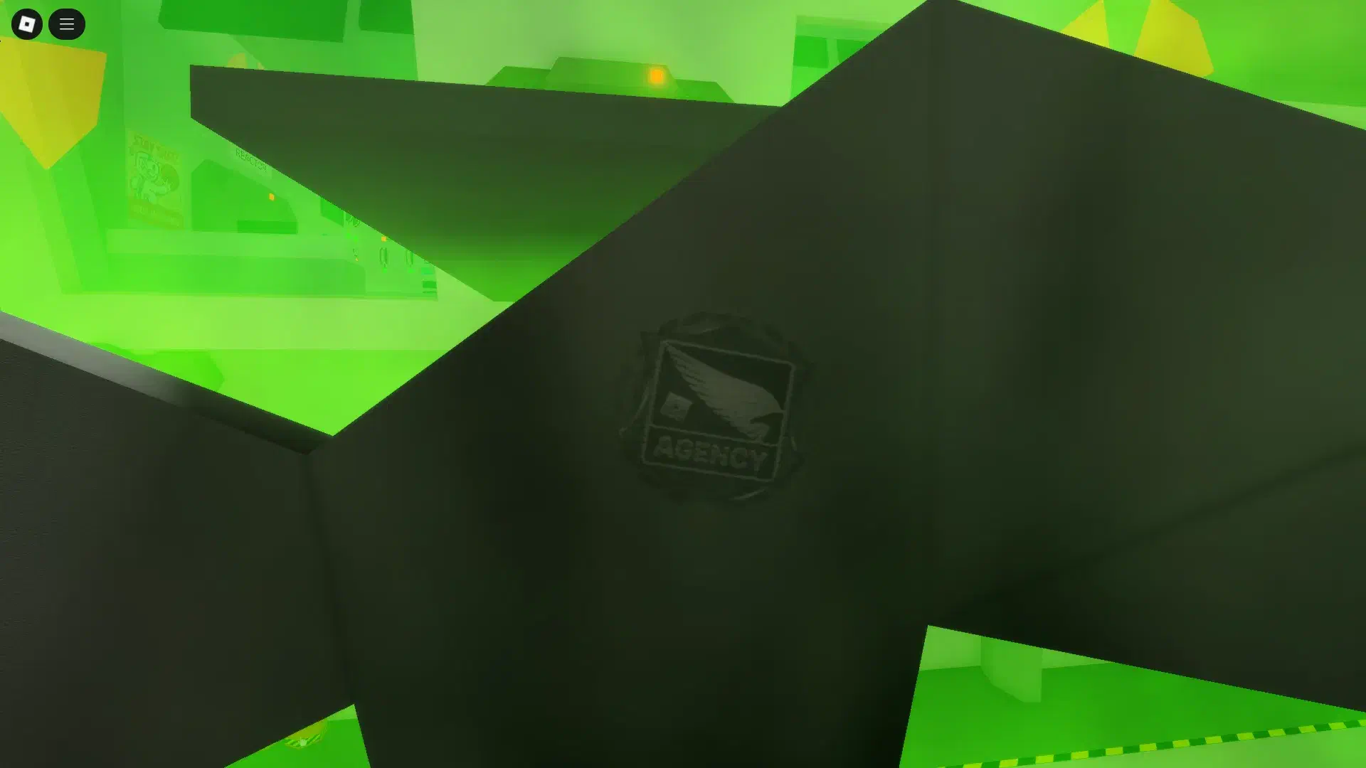 Agency logo inside the core