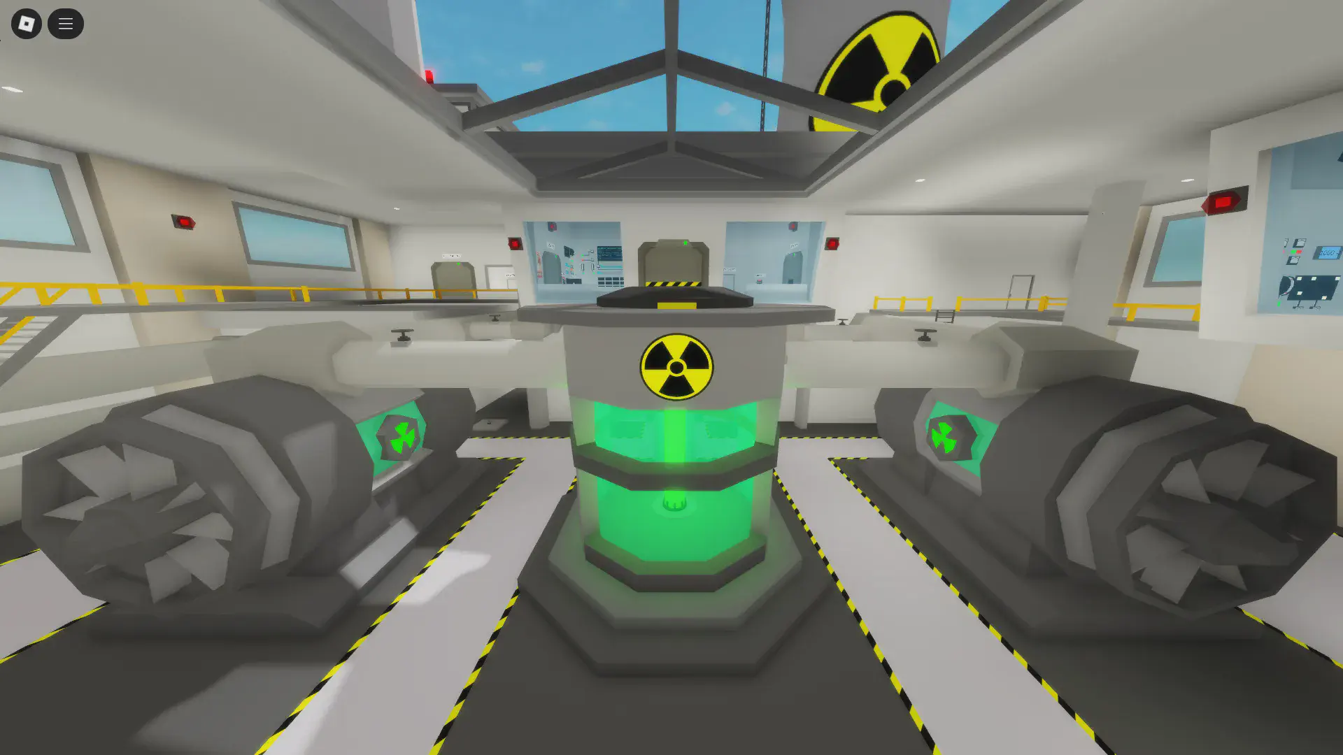 Reactor Area with both turbines targeted