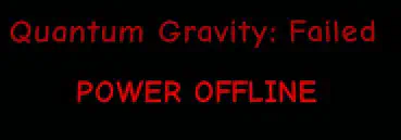 Quantum Room Message: Quantum Gravity: Failed