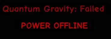 Quantum Room Message: Quantum Gravity: Failed