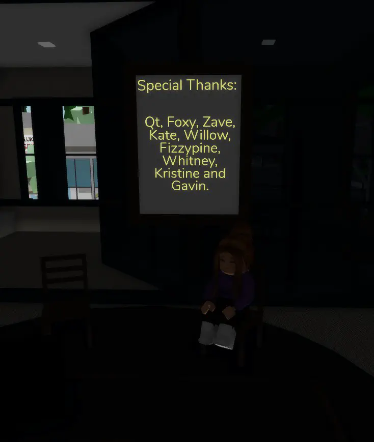 Hidden thank you message from Wolfpaq in Mayors office at Town Hall.