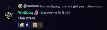 wolfpaq says to use our brain