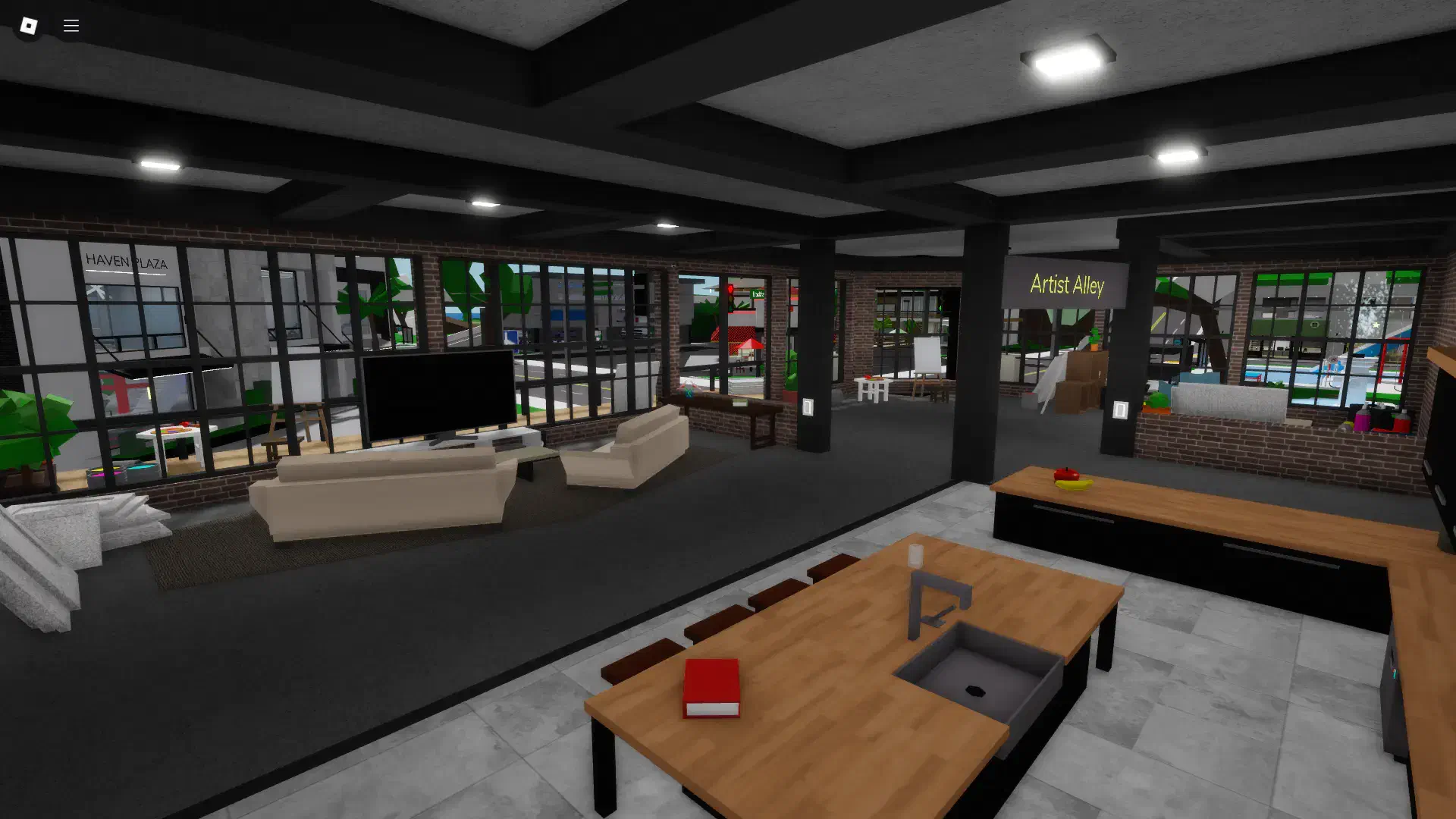 Brookhaven Art RP Update view of new artists Luxury Apartment Interior