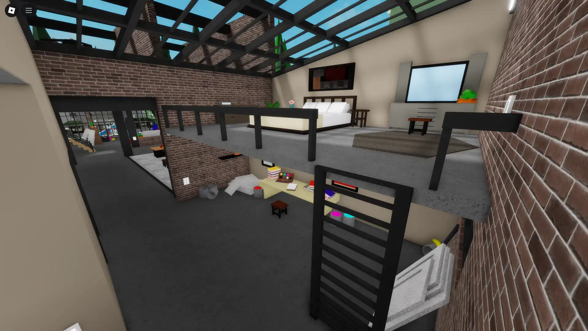 Brookhaven Art RP Update view of new artists Penthouse Loft