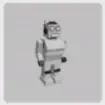BrookhavenRP Update: A white humanoid robot, adding a sci-fi touch to Brookhaven.
