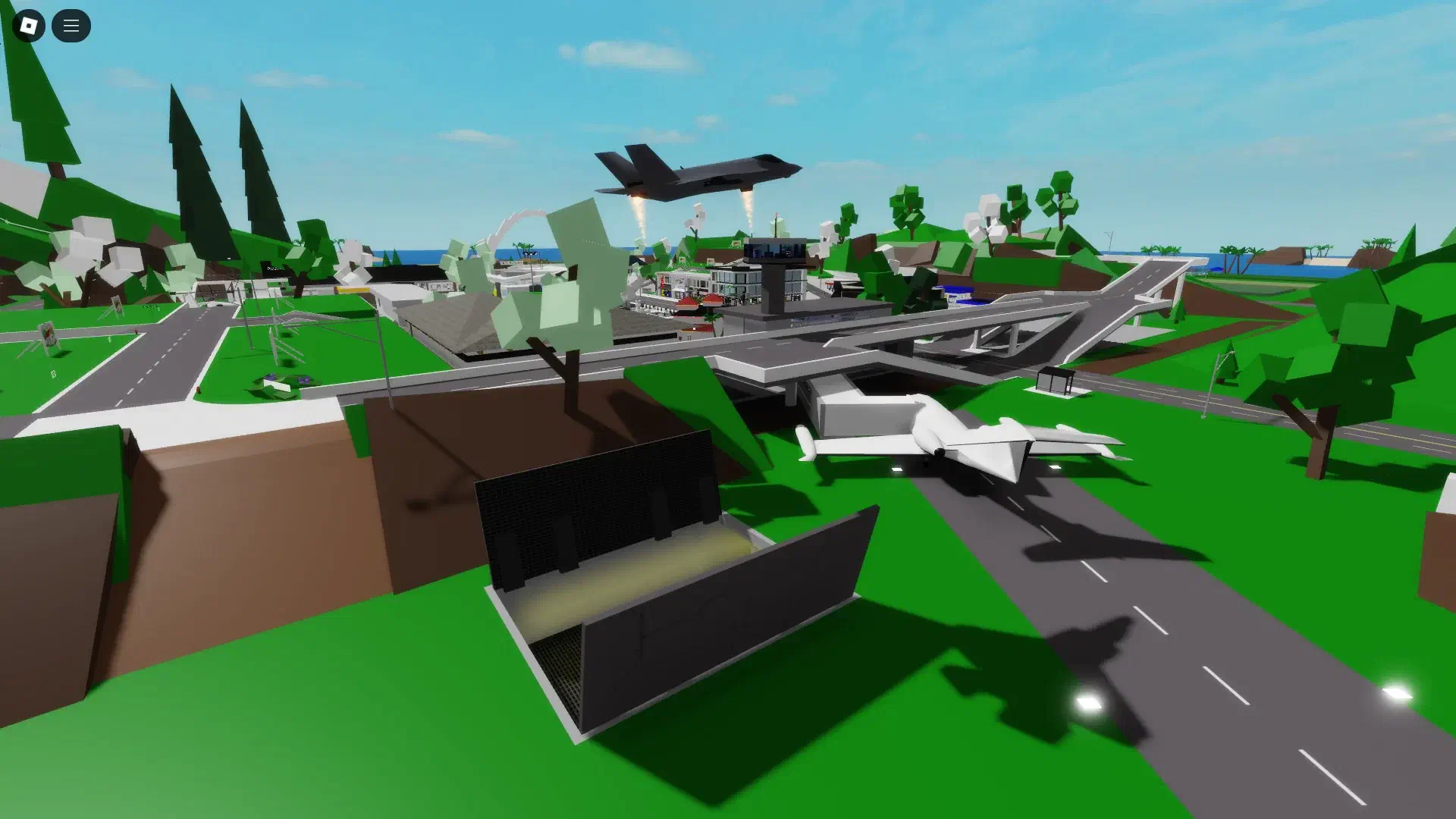 BrookhavenRP Jet Update: The fighter jet taking off into the skies above Brookhaven.