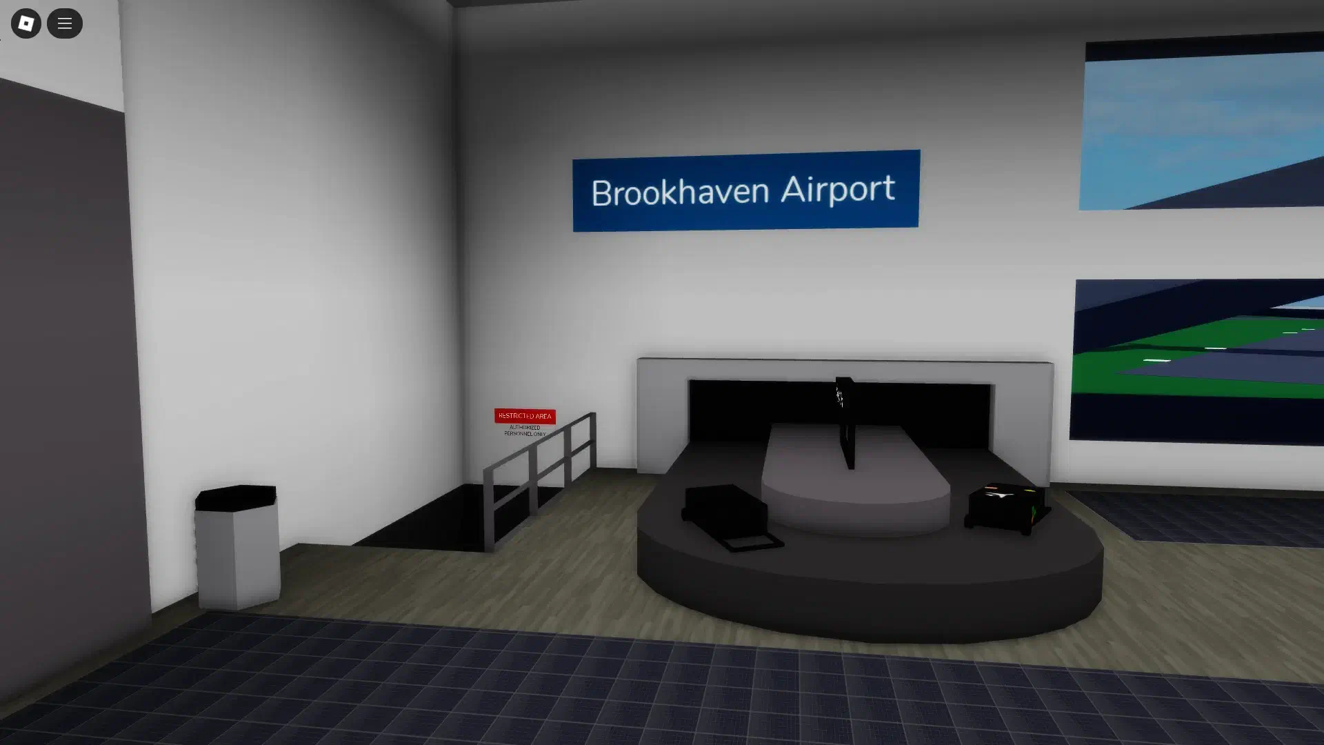 BrookhavenRP Jet Update: The entrance to the hangar, located next to the luggage claim area at the airport.
