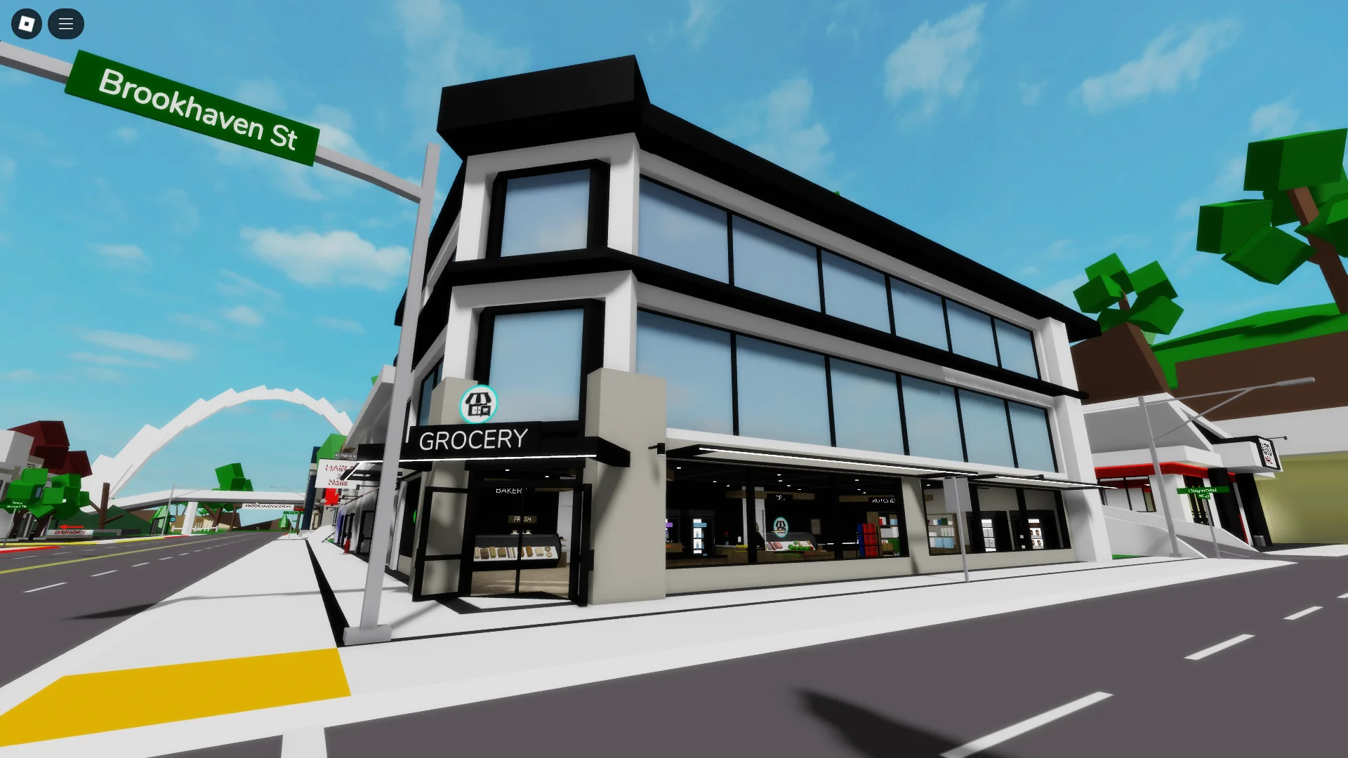 Brookhaven's remodeled Grocery Store front