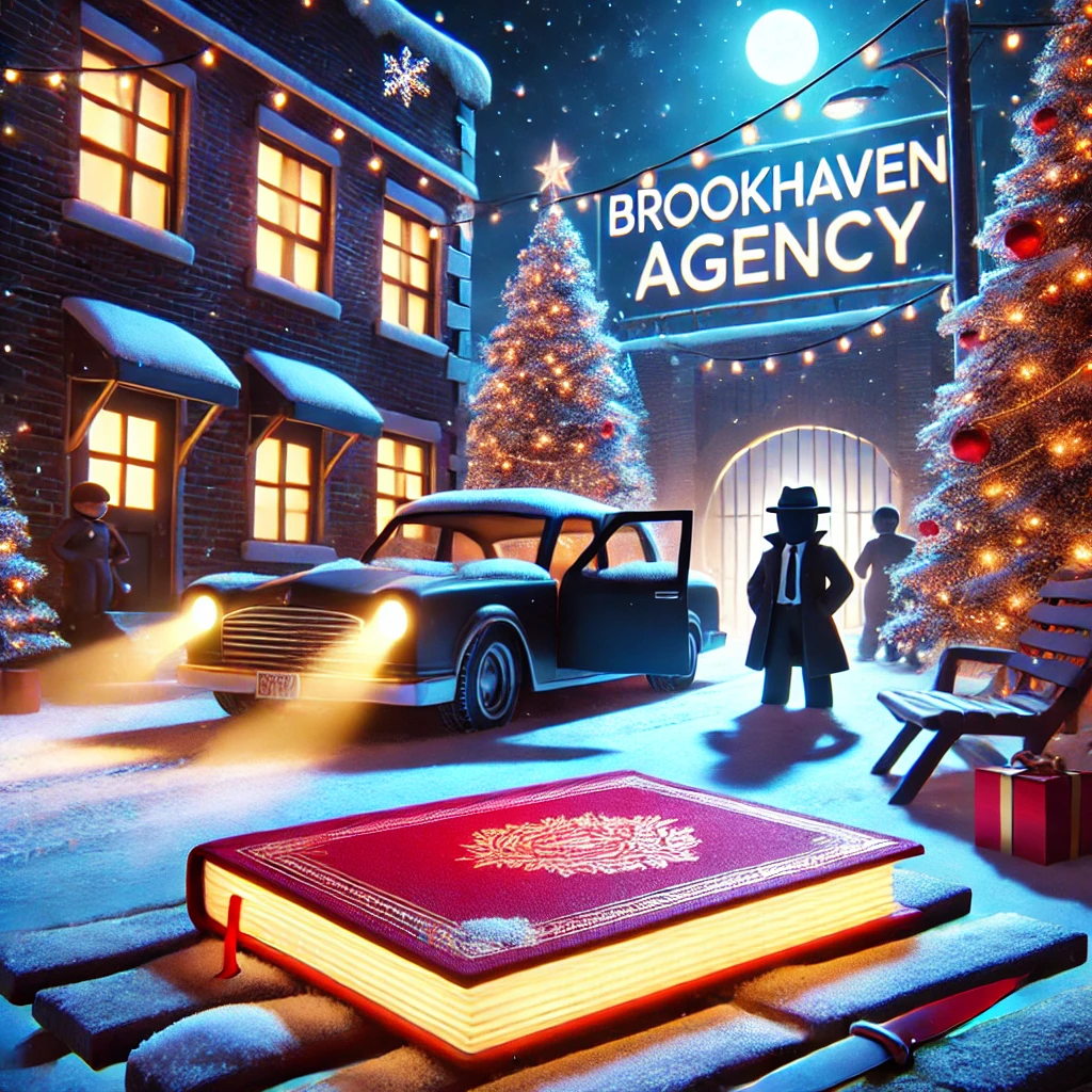 Greed's Scheme Song Cover Art: Brookhaven Agency and the Red Book