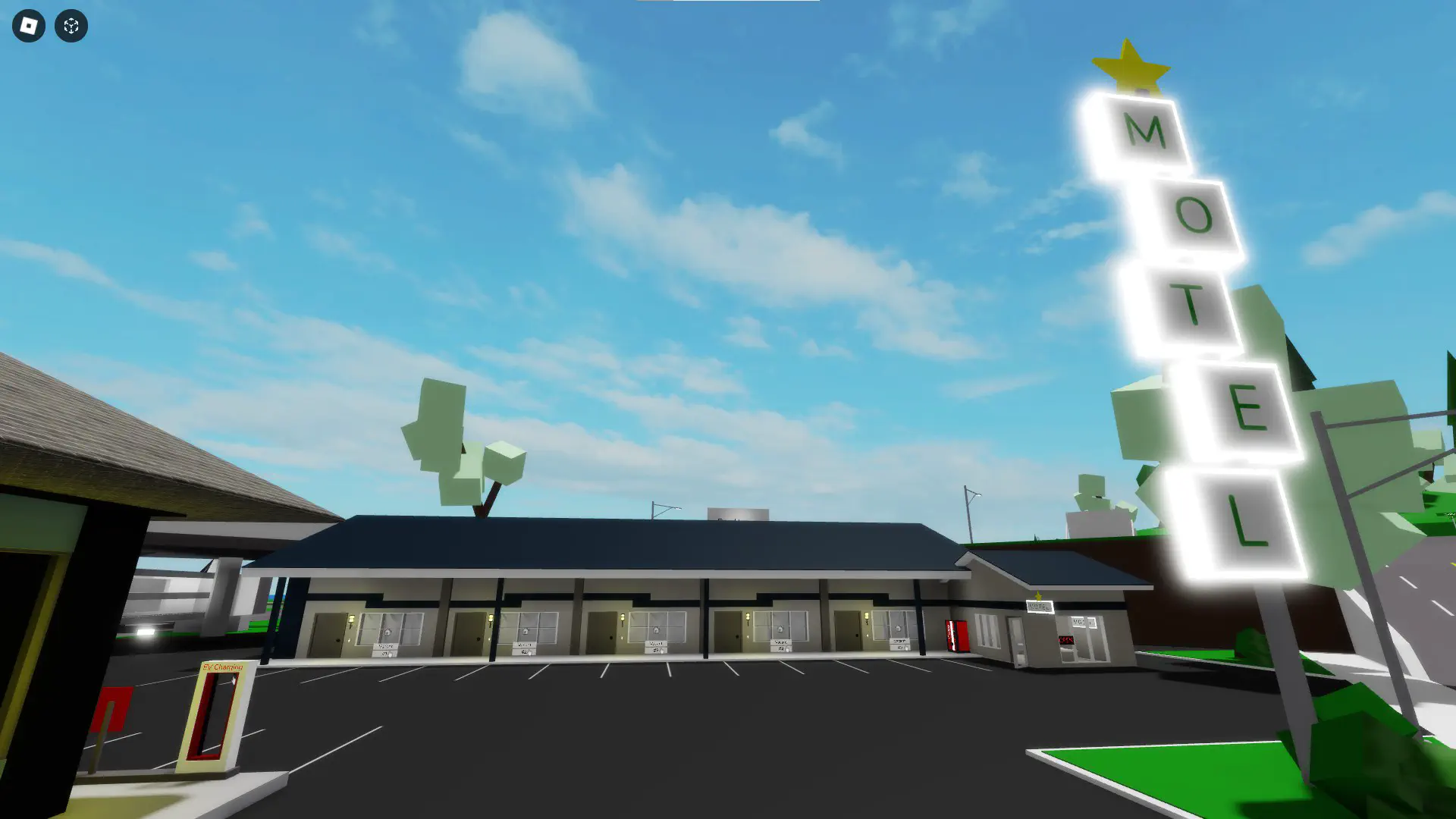 Brookhaven's previous look of the Motel before the remodel.