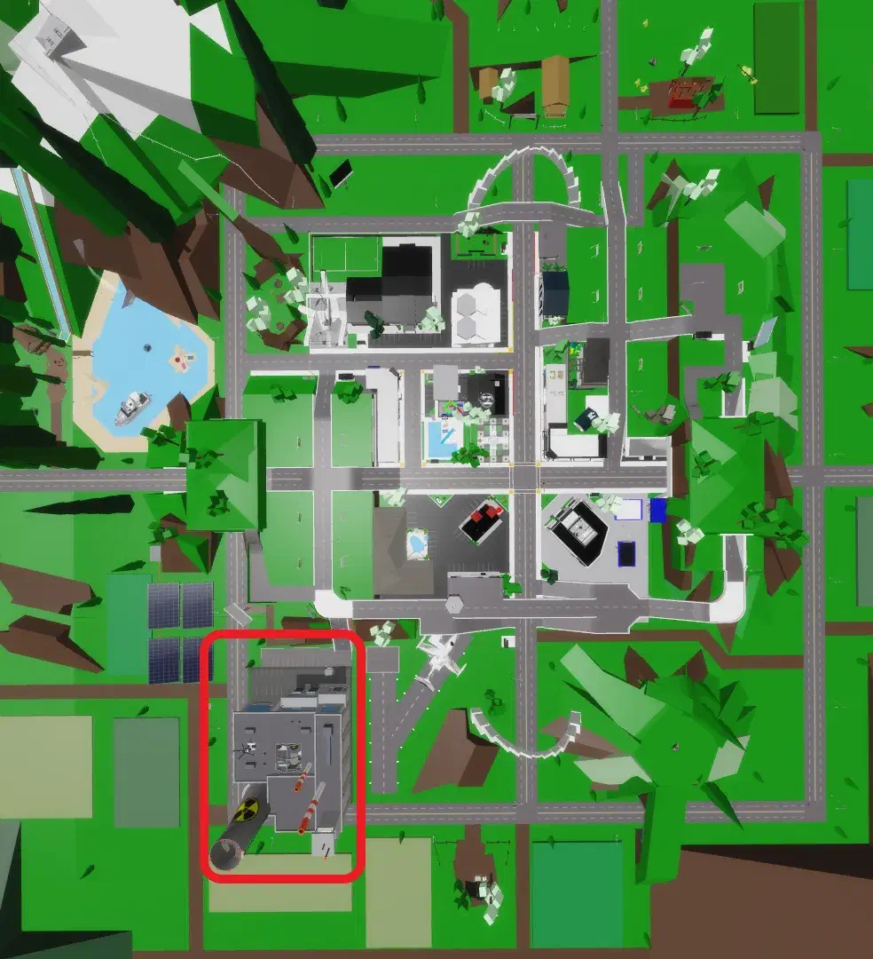 Location of Power Plant