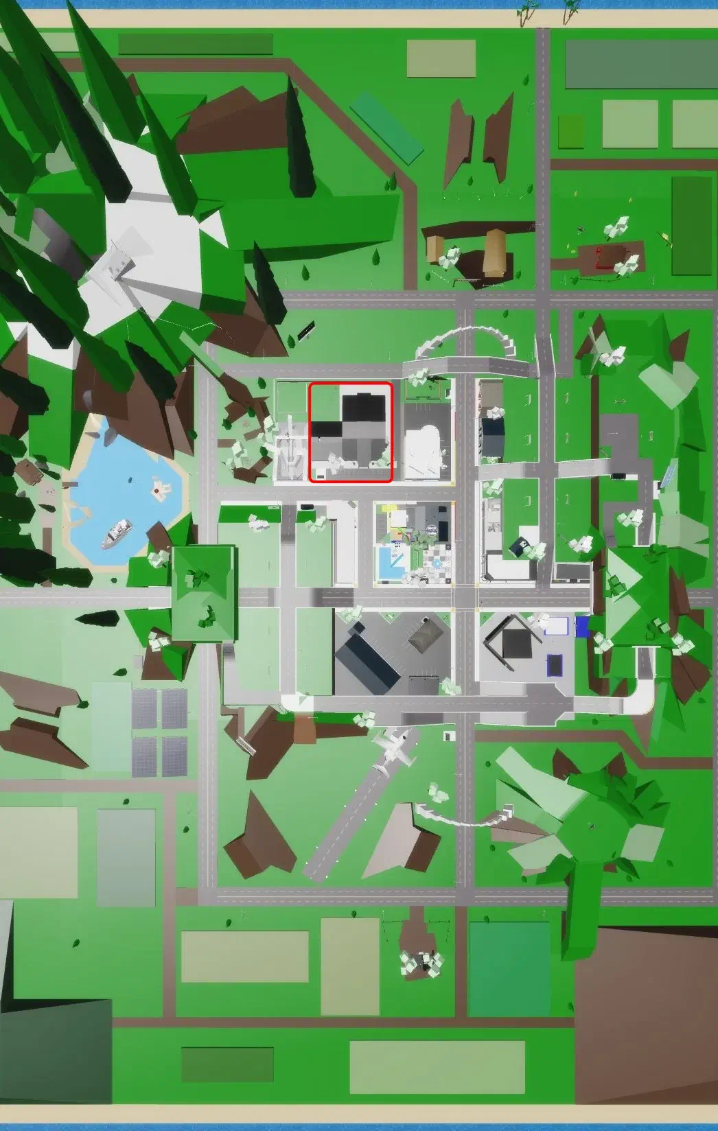 Location of School on the map