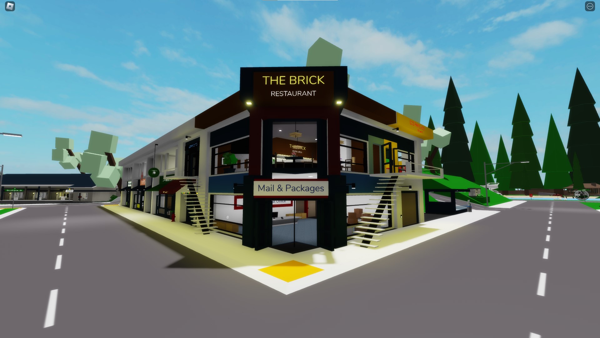 View of restaurant, The Brick, Store Front